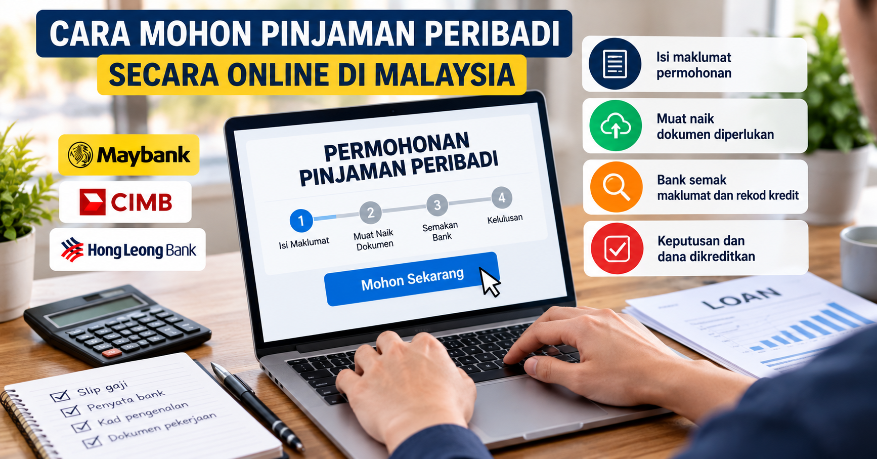 Cara Mohon Pinjaman Peribadi Secara Online
