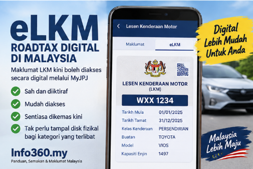eLKM roadtax digital dalam aplikasi MyJPJ
